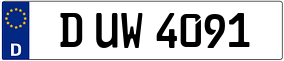 Truck License Plate